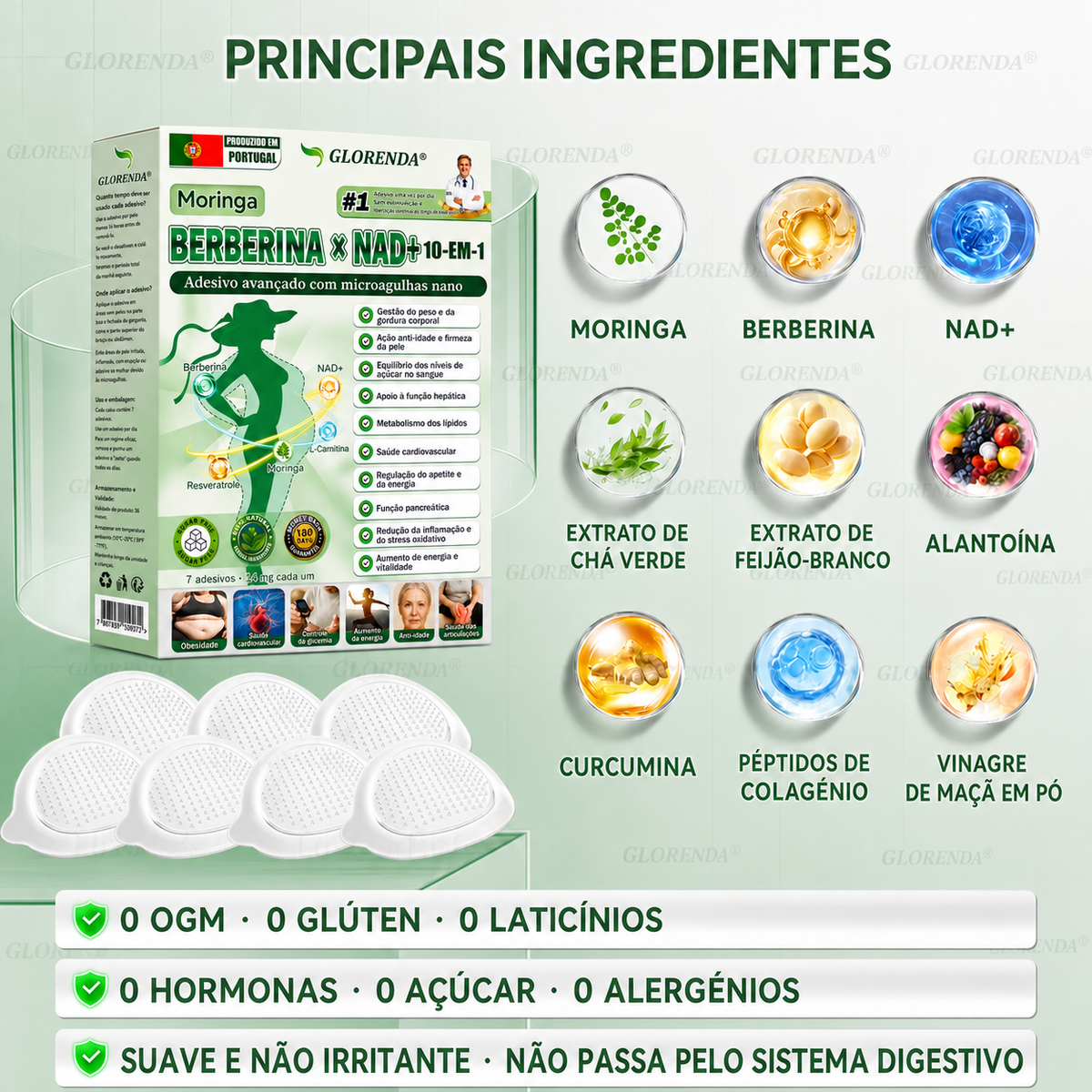 👑𝑳𝒐𝒋𝒂 𝑶𝒇𝒊𝒄𝒊𝒂𝒍 | 🌿 𝑮𝑳𝑶𝑹𝑬𝑵𝑫𝑨® 𝑴𝒐𝒓𝒊𝒏𝒈𝒂 · 𝑩𝒆𝒓𝒃𝒆𝒓𝒊𝒏𝒂 × 𝑵𝑨𝑫+ 𝑨𝒅𝒆𝒔𝒊𝒗𝒐 𝑨𝒗𝒂𝒏ç𝒂𝒅𝒐 𝑵𝒂𝒏𝒐 𝑴𝒊𝒄𝒓𝒐𝒏𝒆𝒆𝒅𝒍𝒆 10 𝒆𝒎 1(Apenas uma vez por dia, mudanças visíveis em 7 dias)  ✅ Para obesidade, pele flácida, diabetes, apneia do sono, problemas nas articulações e muito mais 👨‍⚕️